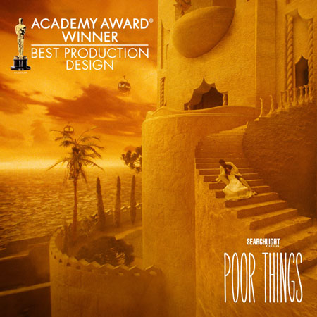 Poor Things Emma Stone Academy Award Best Production Design