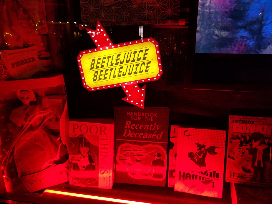 Kino Intimes Beetlejuice Schaufenster September 2024