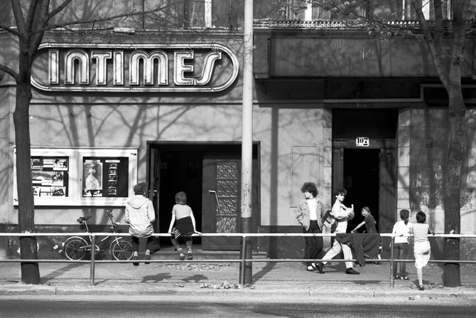 Kino Intimes Berlin Friedrichshain April 1985 Foto Claus Bach