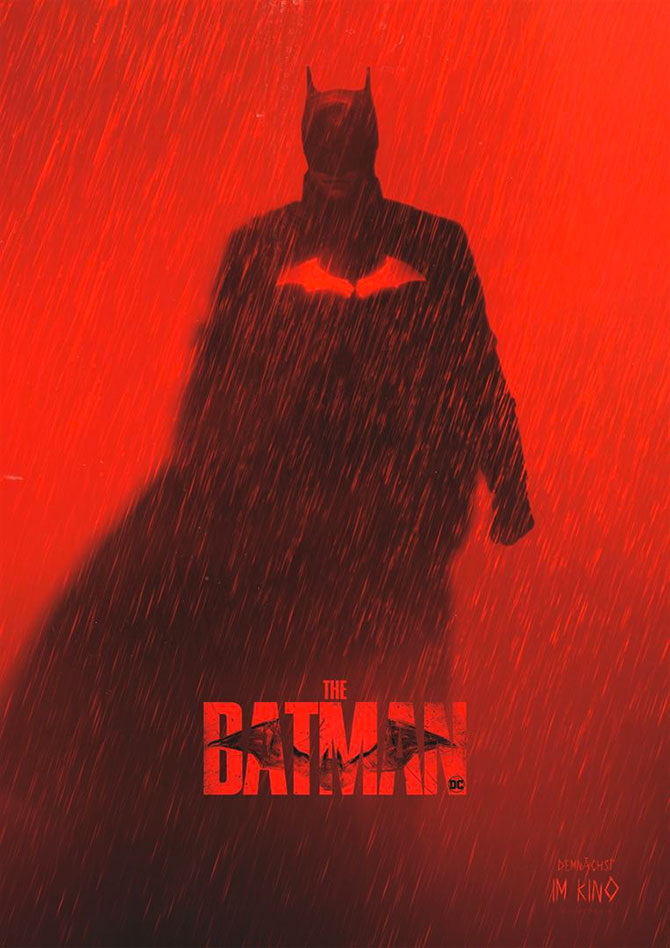 The Batman 2022 Robert Pattinson Film Poster