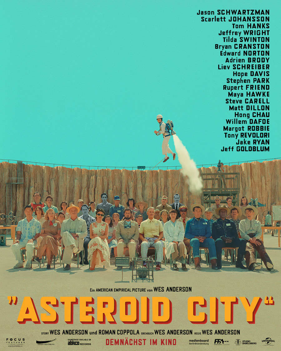 Asteroid City Wes Anderson Film Poster