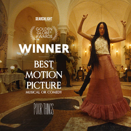Poor Things Winner Best Motion Picture Golden Globe 2024