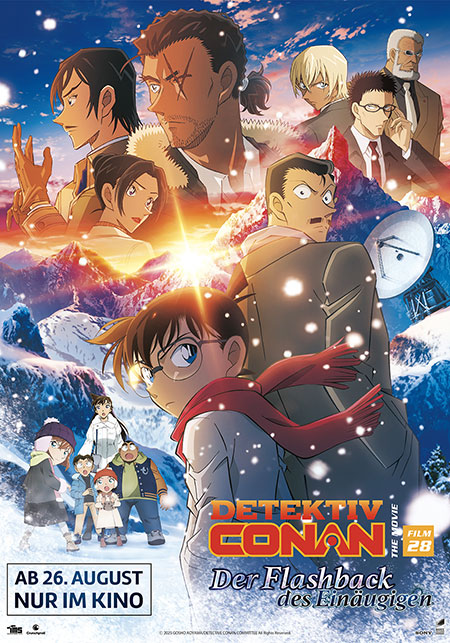 Detective Conan Film 28 One-Eyed Flashback Kino Poster