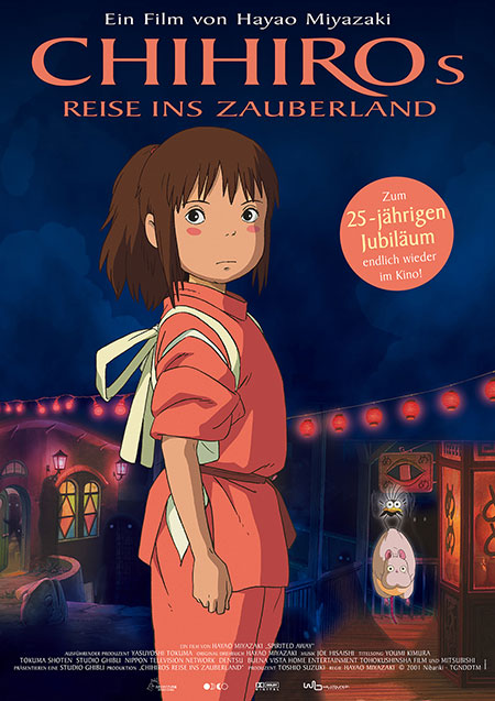 Chihiros Reise ins Zauberland Studio Ghibli Anime Poster