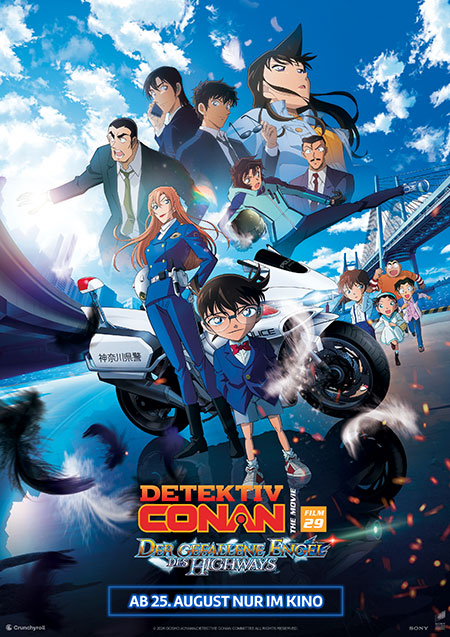 Detektiv Conan Film 29 Der gefallene Engel des Highways Anime Poster
