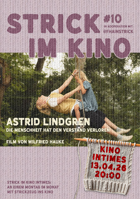 Strick im Kino Intimes April 2026 Astrid Lindgren