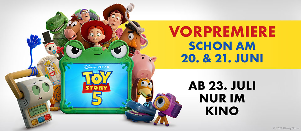 Toy Story 5 Disney Pixar Film Kino Vorpremiere